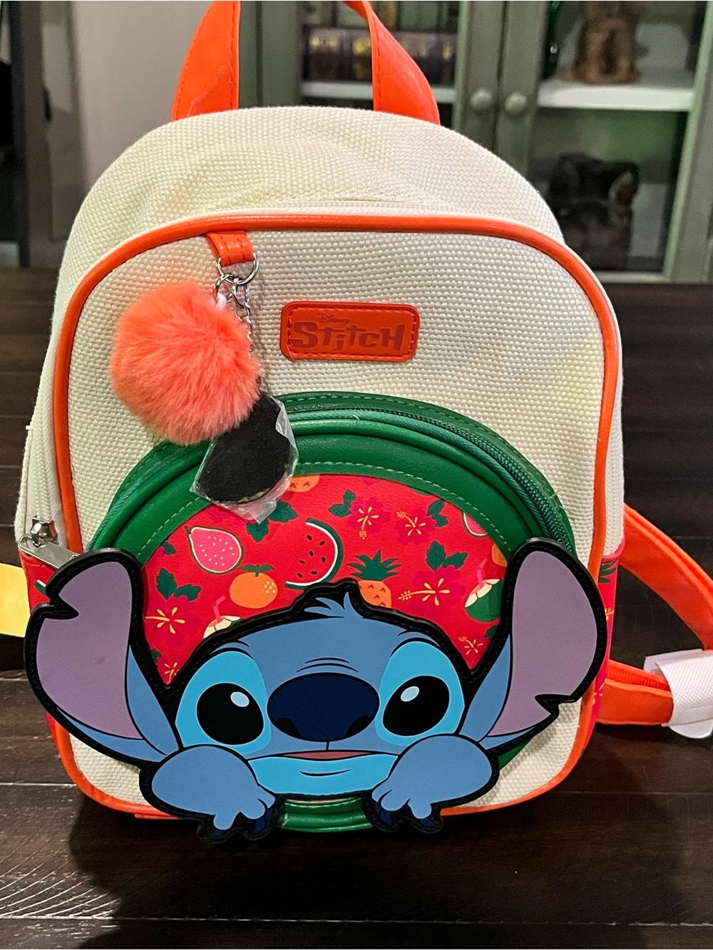 Lilo & Stitch Mini 11” backpack Tropical Theme Too cute New!